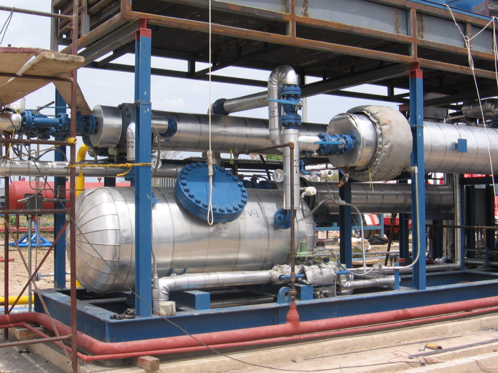 Three phase separators